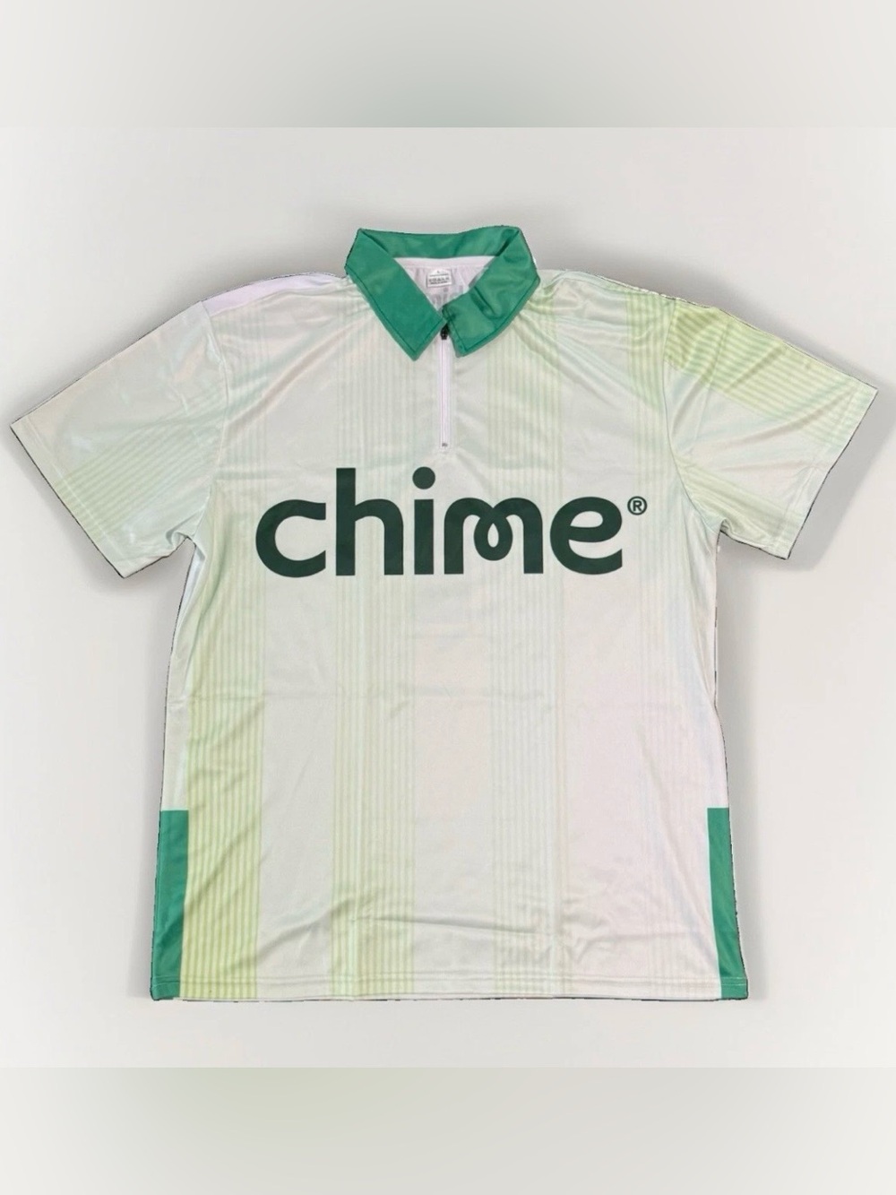 Chime Polo Jersey Light Green Gradient